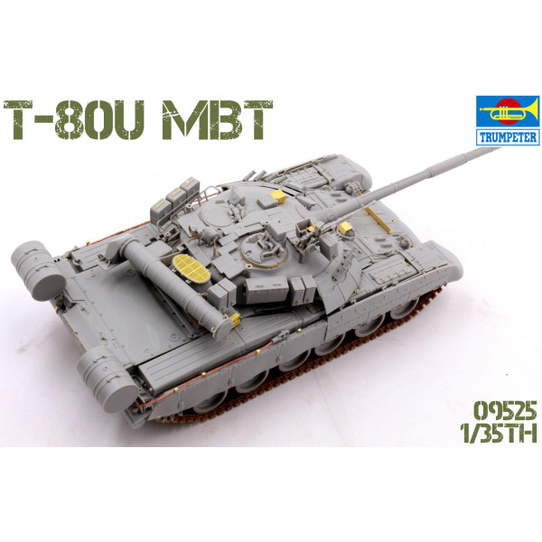 Tank  Russian T-80U MBT  1/35 Trumpeter 09525