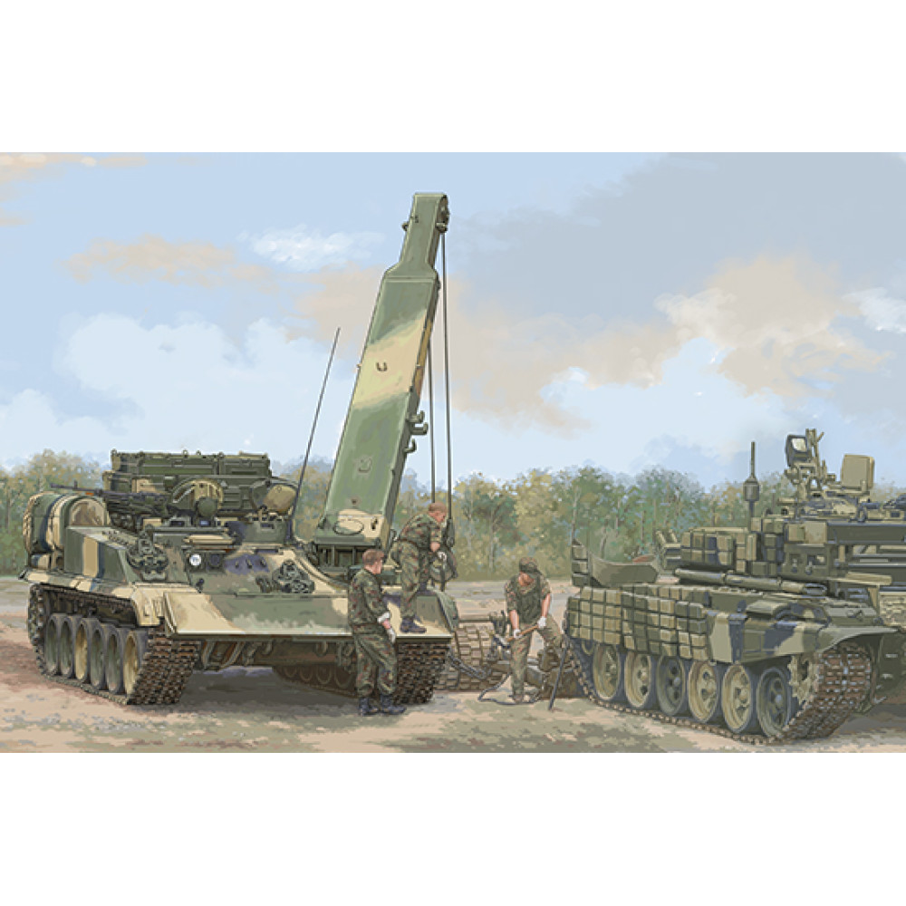 Armored rescue vehicle BREM-1 1/35 Trumpeter 09554