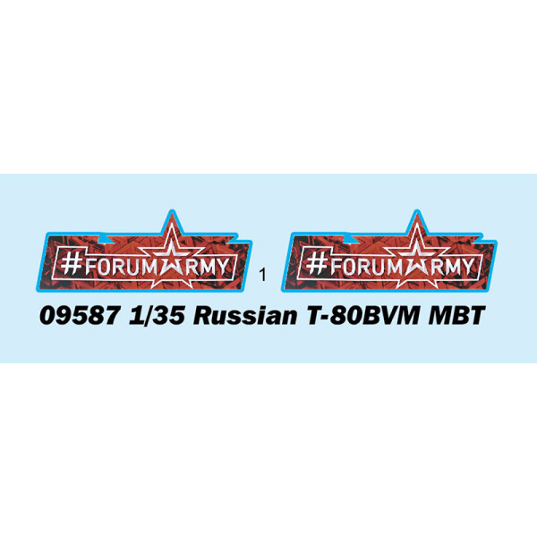 Російський танк Т-80БВМ 1/35 Trumpeter 09587