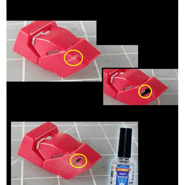 Black putty with activator U-STAR Model Tools 90110