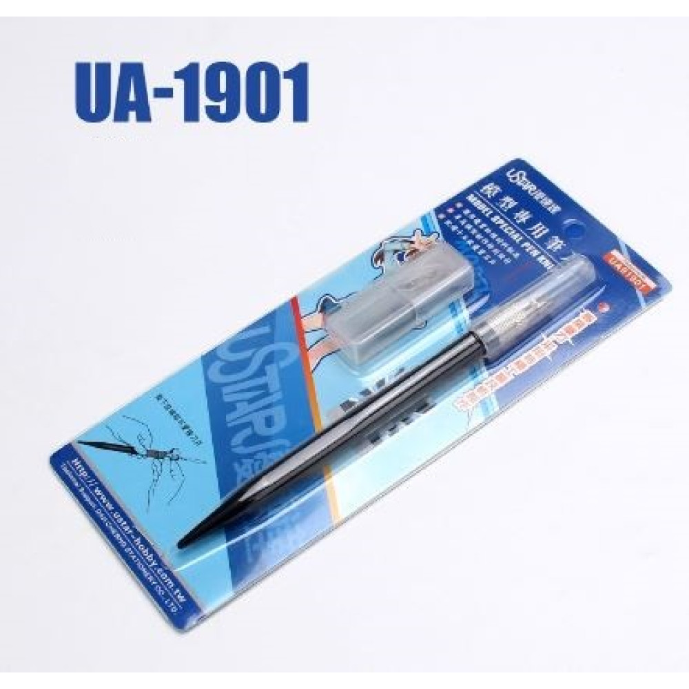 Model Special Pen Knife 30-Degree (with 15 Sharp Blades) U-STAR Model Tools UA-1901
