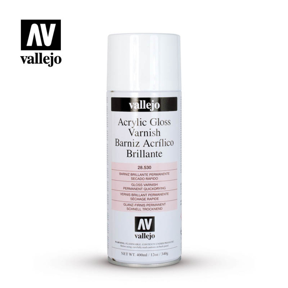 Acrylic Gloss Spray Varnish 400 ml Vallejo 28530