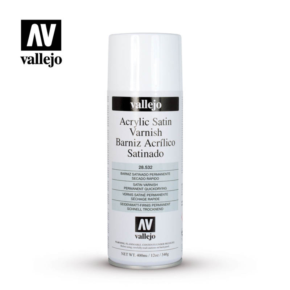 Acrylic Satin Spray Varnish 400 ml Vallejo 28532