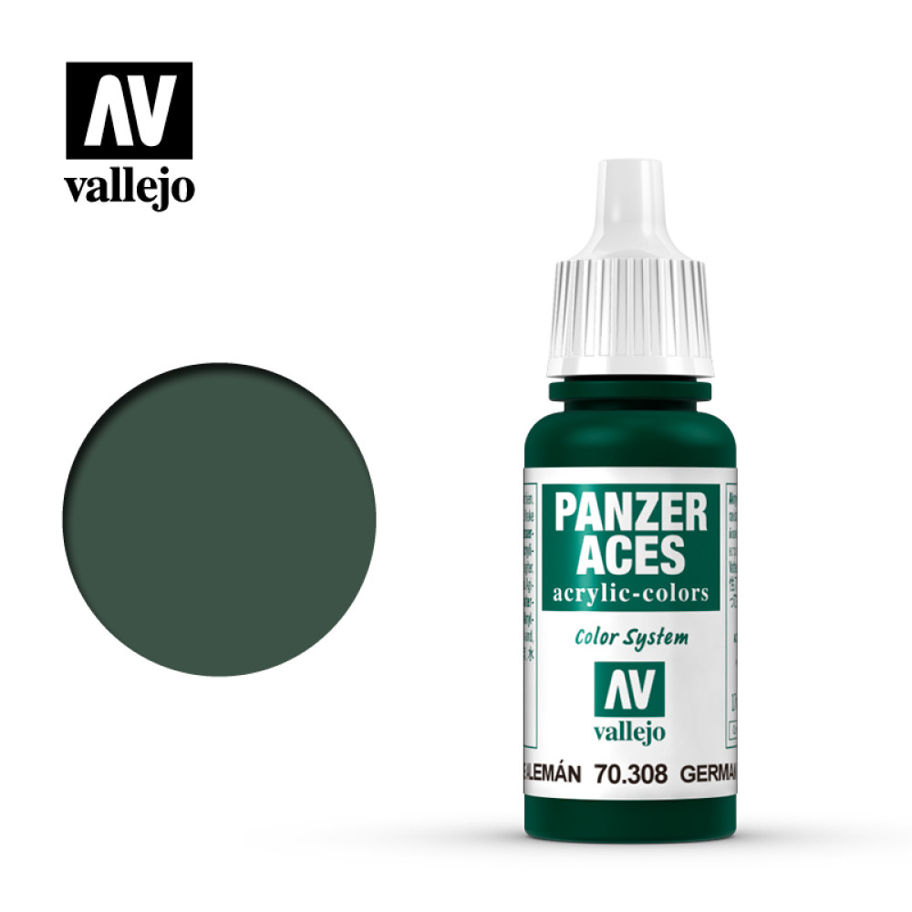 German Green Tail Light 70.308 Vallejo Panzer Aces (17ml)