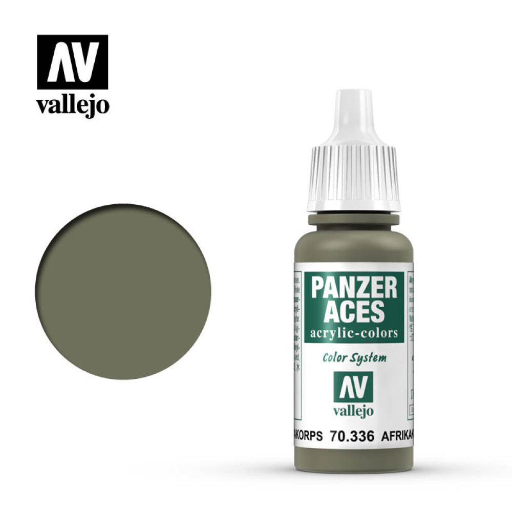 Afrikakorps Tank Crew 70.336 Vallejo Panzer Aces (17ml)