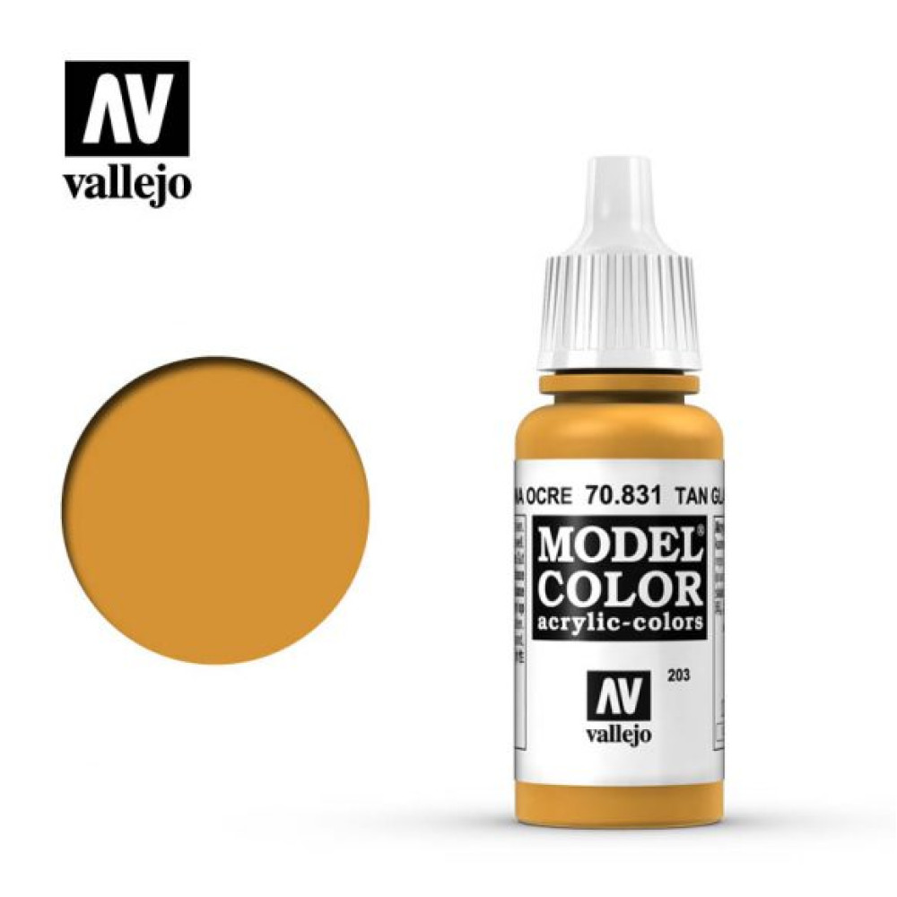 Tan Glaze 70.831 Vallejo Model Color (17ml)