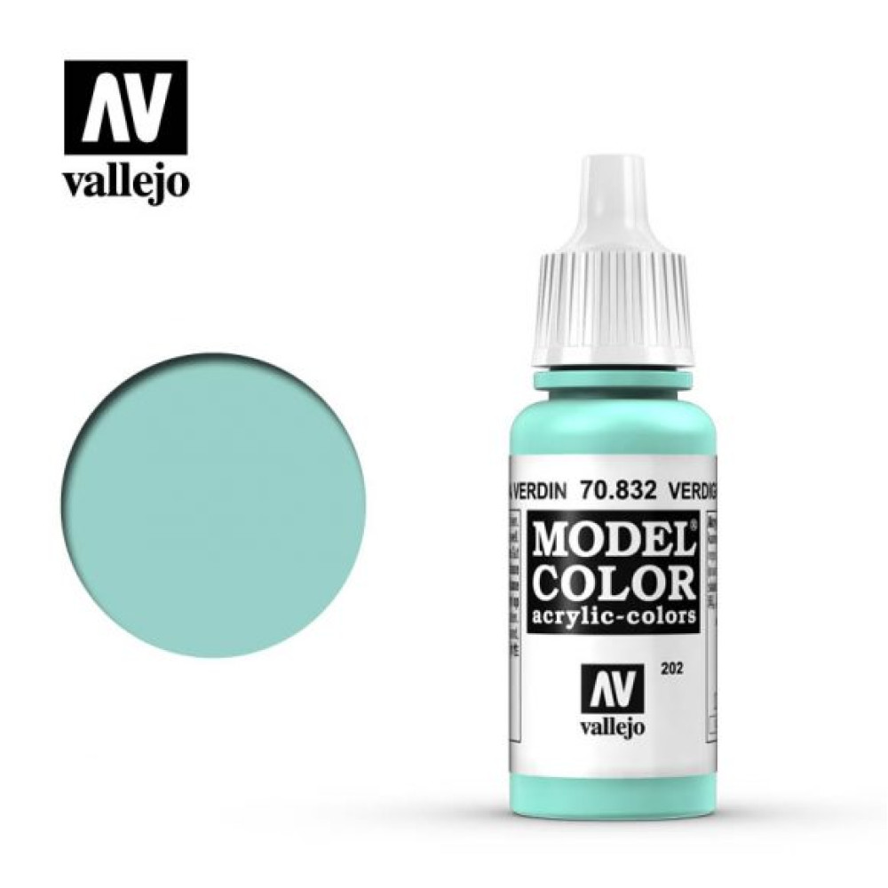 Verdigris Glaze 70.832 Vallejo Model Color (17ml)