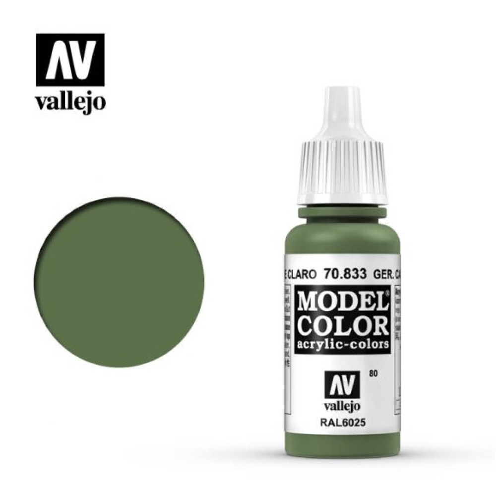 German Camouflage Bright Green 70.833 Vallejo Model Color (17ml)