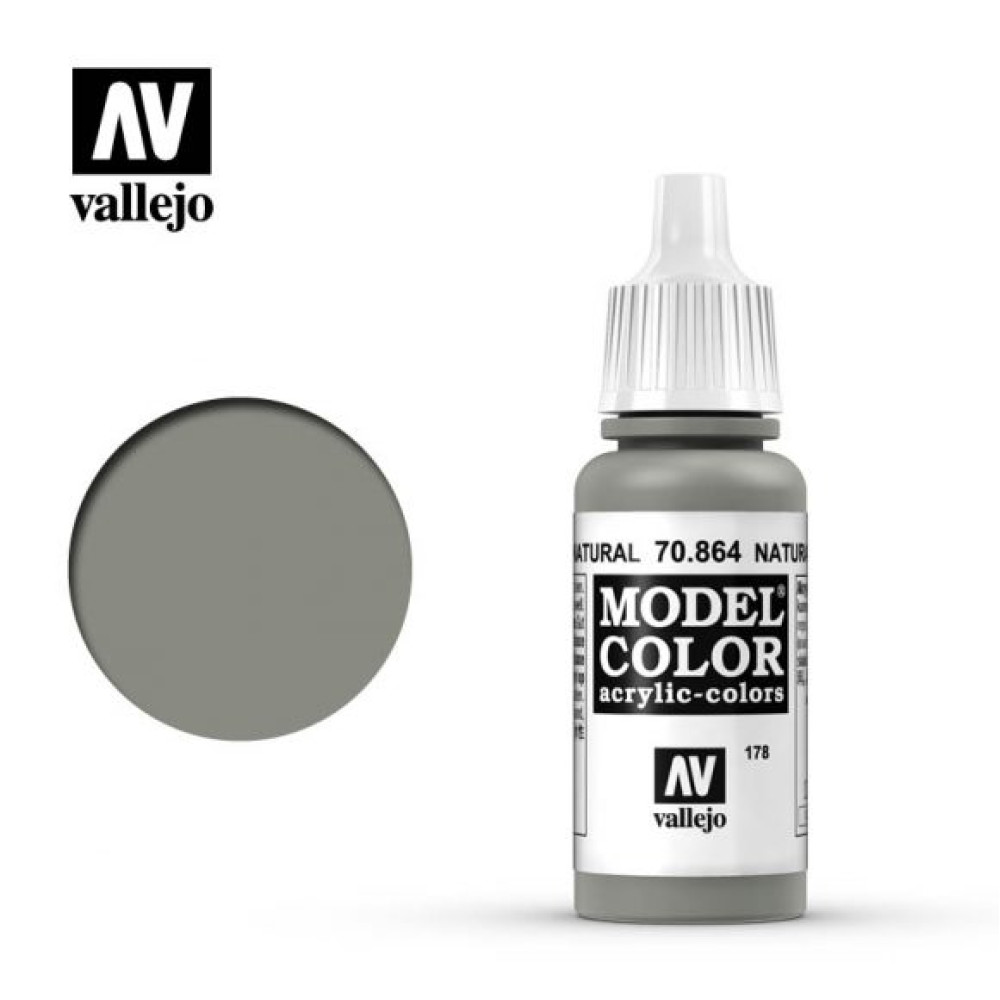 Natural Steel 70.864 Vallejo Model Color (17ml)