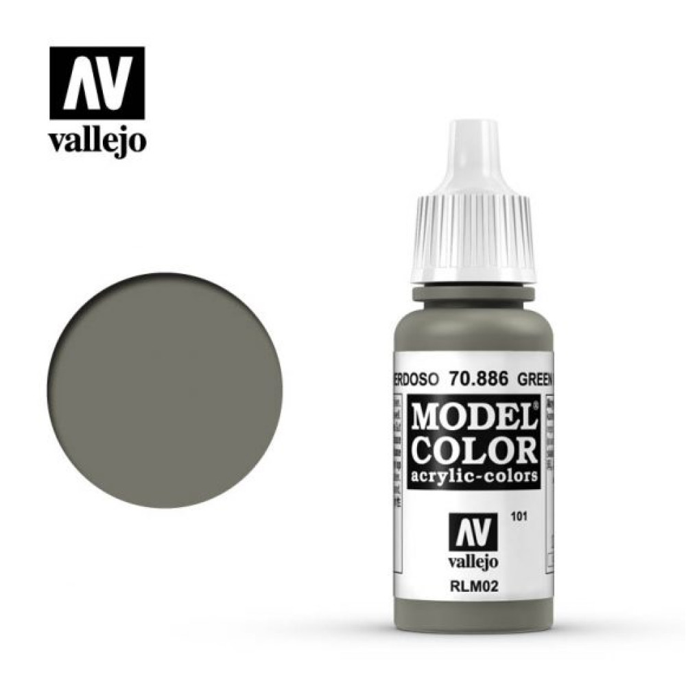Green Grey 70.886 Vallejo Model Color (17ml)