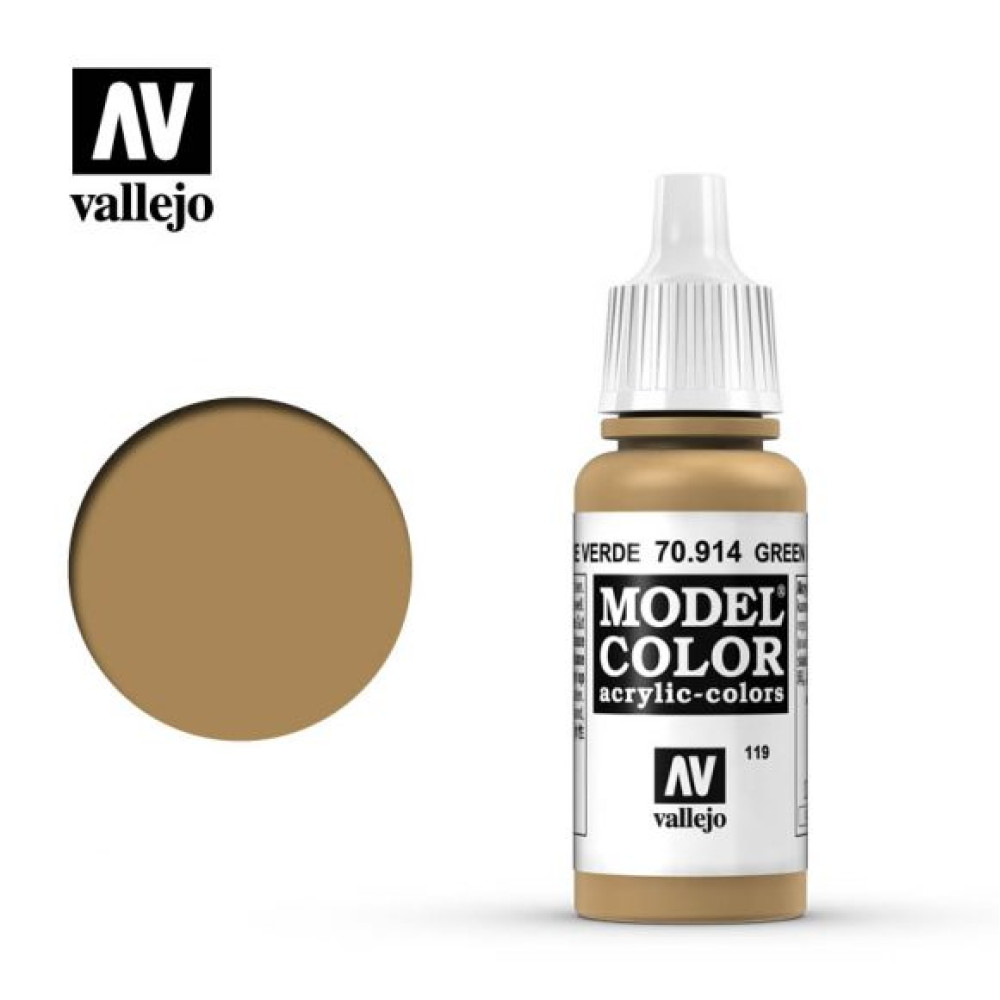 Green Ochre 70.914  Vallejo Model Color (17ml)