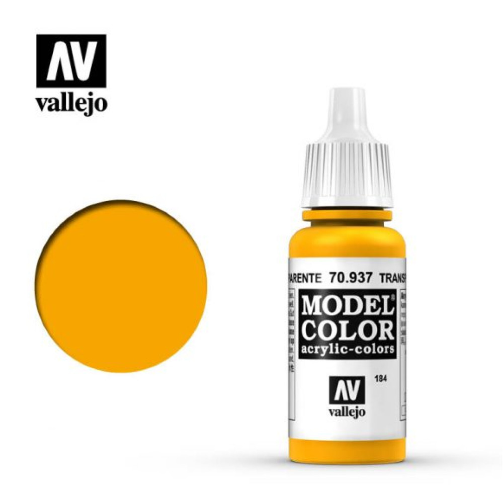 Transparent Yellow 70.937 Vallejo Model Color (17ml)