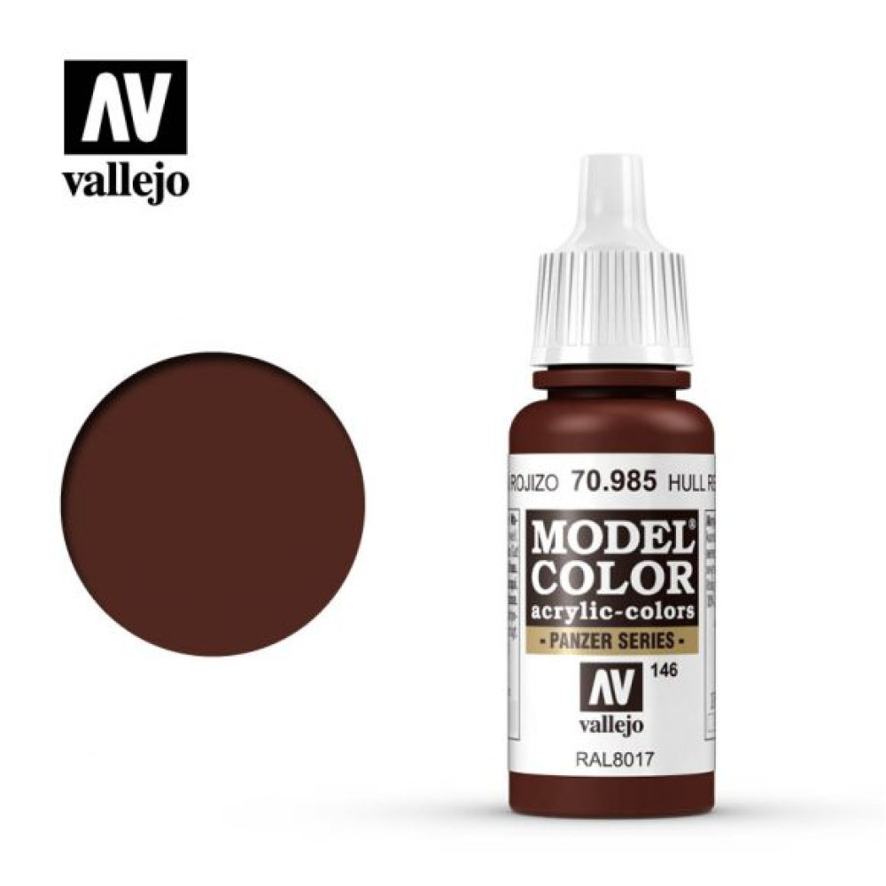 Hull Red 70.985 Vallejo Model Color (17ml)