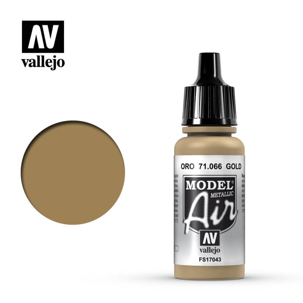  Gold (Metallic)  71.066 Vallejo Model Air  (17ml)