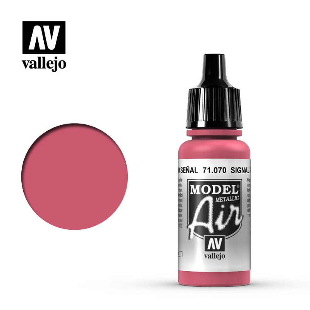Signal Red (Metallic)  71.070 Vallejo Model Air  (17ml)