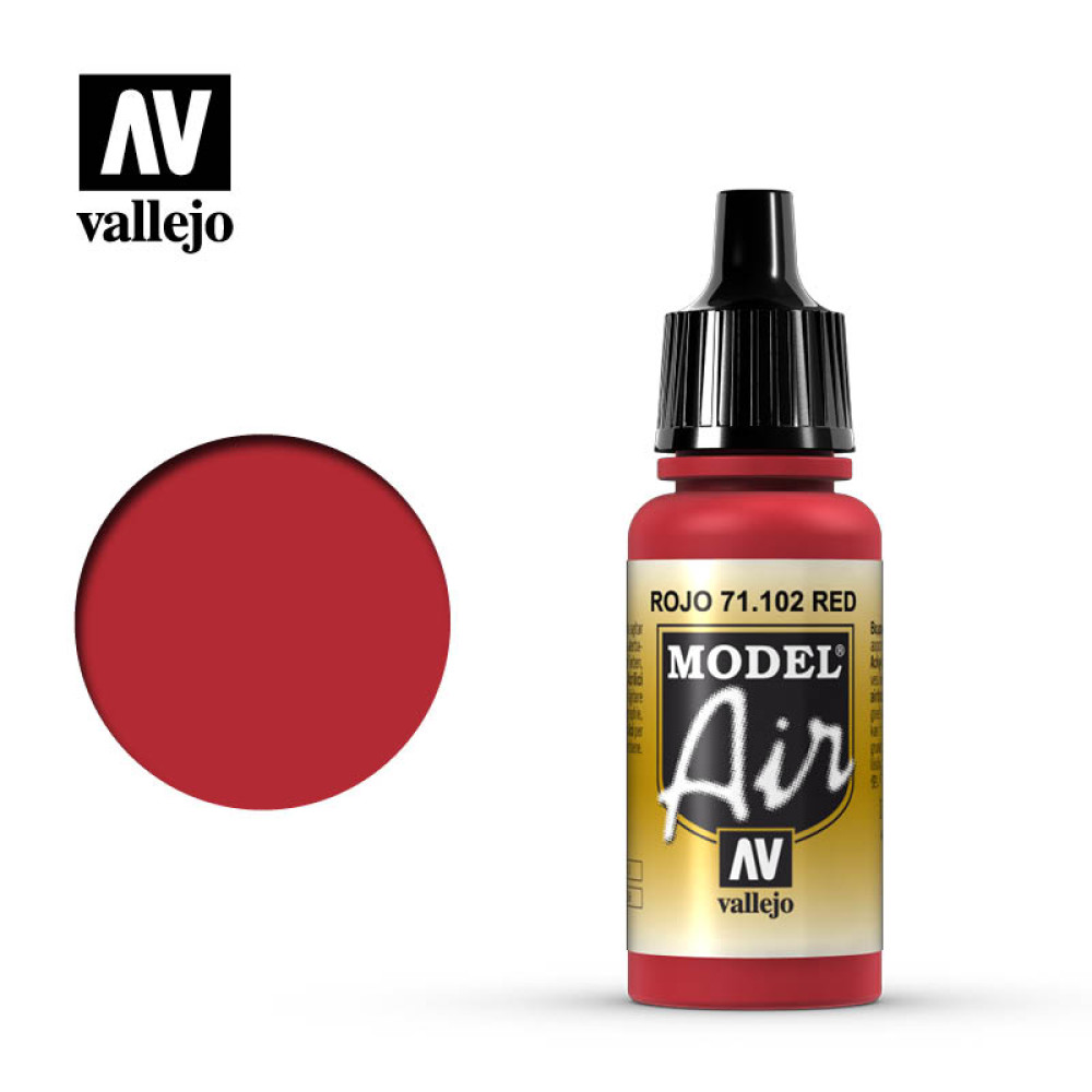Red 71.102 Vallejo Model Air  (17ml) 