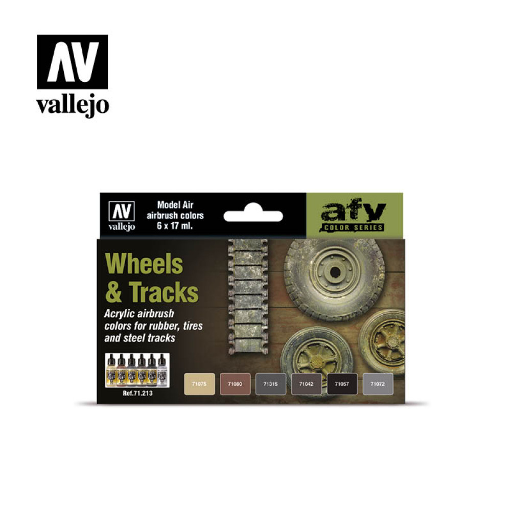 Wheels & Tracks - Color Set Vallejo 71213