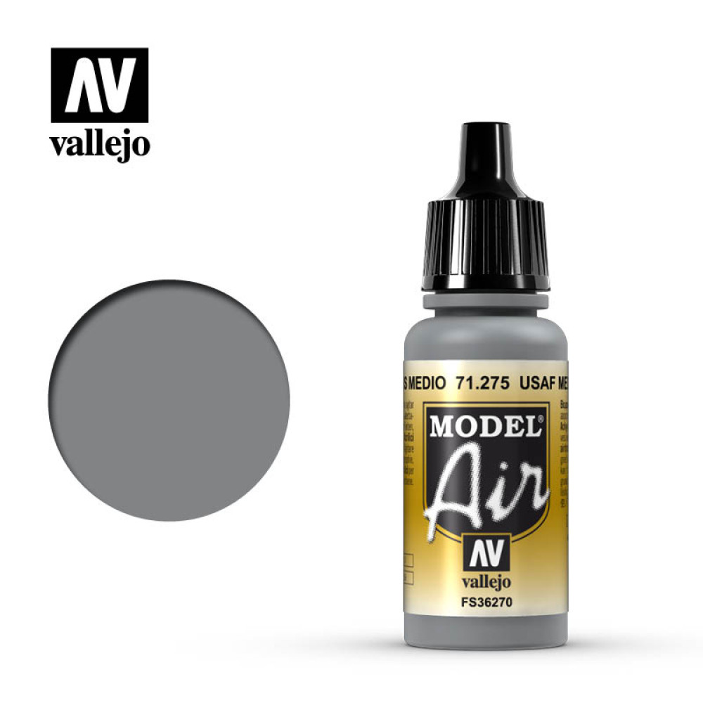USAF Medium Gray  71.275 Vallejo Model Air  (17ml) 