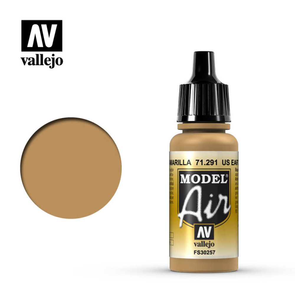 US Earth Yellow 71.291 Vallejo Model Air  (17ml) 