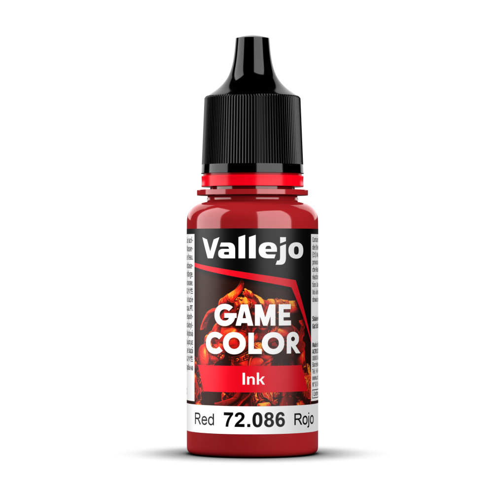 INK - Червоний 72.086 Vallejo Game Color (18мл)
