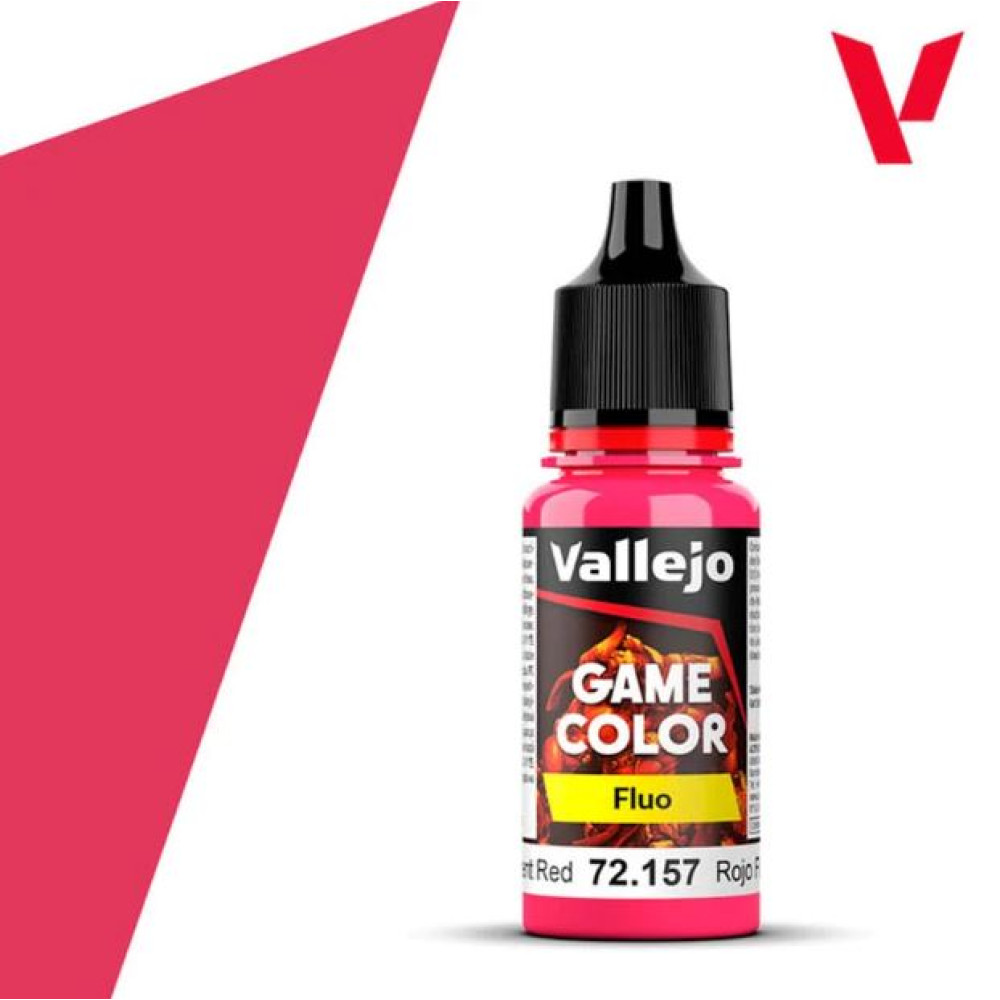 Флуоресцентний Червоний 72.157 Vallejo Game Color (18 мл)