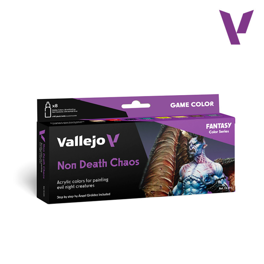 Набір фарб - Non Death Chaos (8x18мл) Vallejo 72191