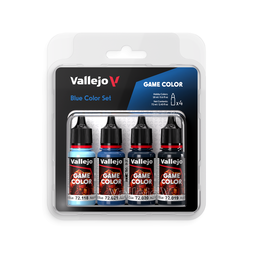  GAME COLOR SET: BLUE 4x18ml  Vallejo 72376