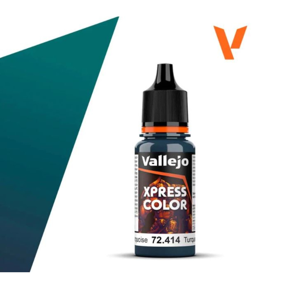 Caribbean Turquoise 72.414  Vallejo Xpress Color (18 мл)