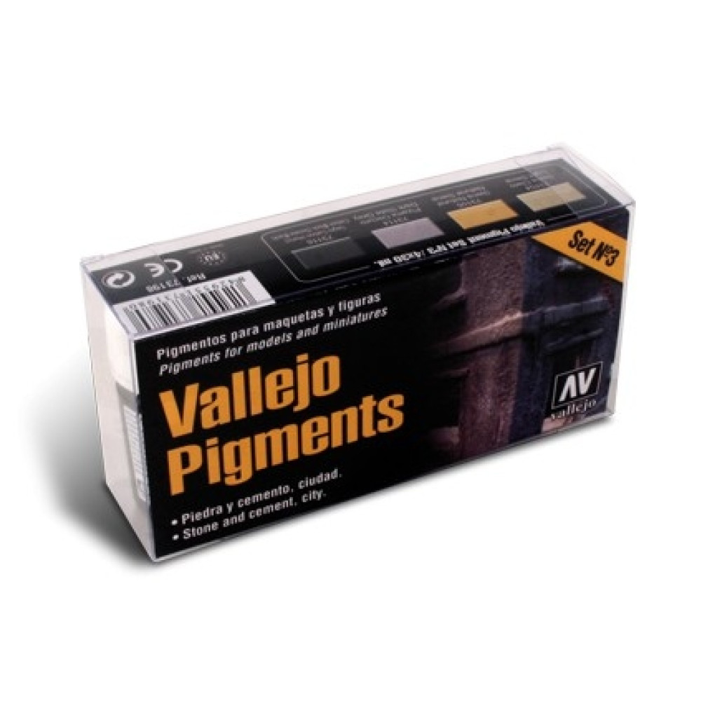 Pigment Set no.3 Stone and Cement, city   Vallejo 73198
