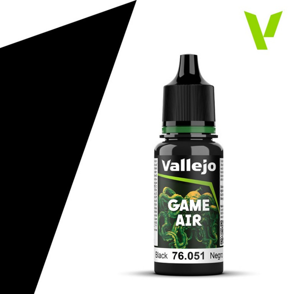 Чорний 76.051 Vallejo Game Air (18 мл)