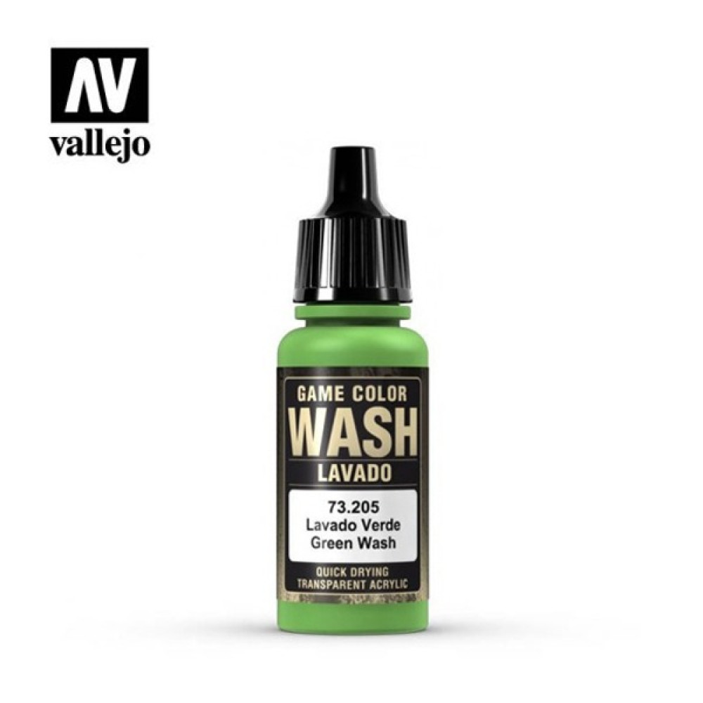  Wash Green Shade 73205 Vallejo Game Color Wash (17ml)