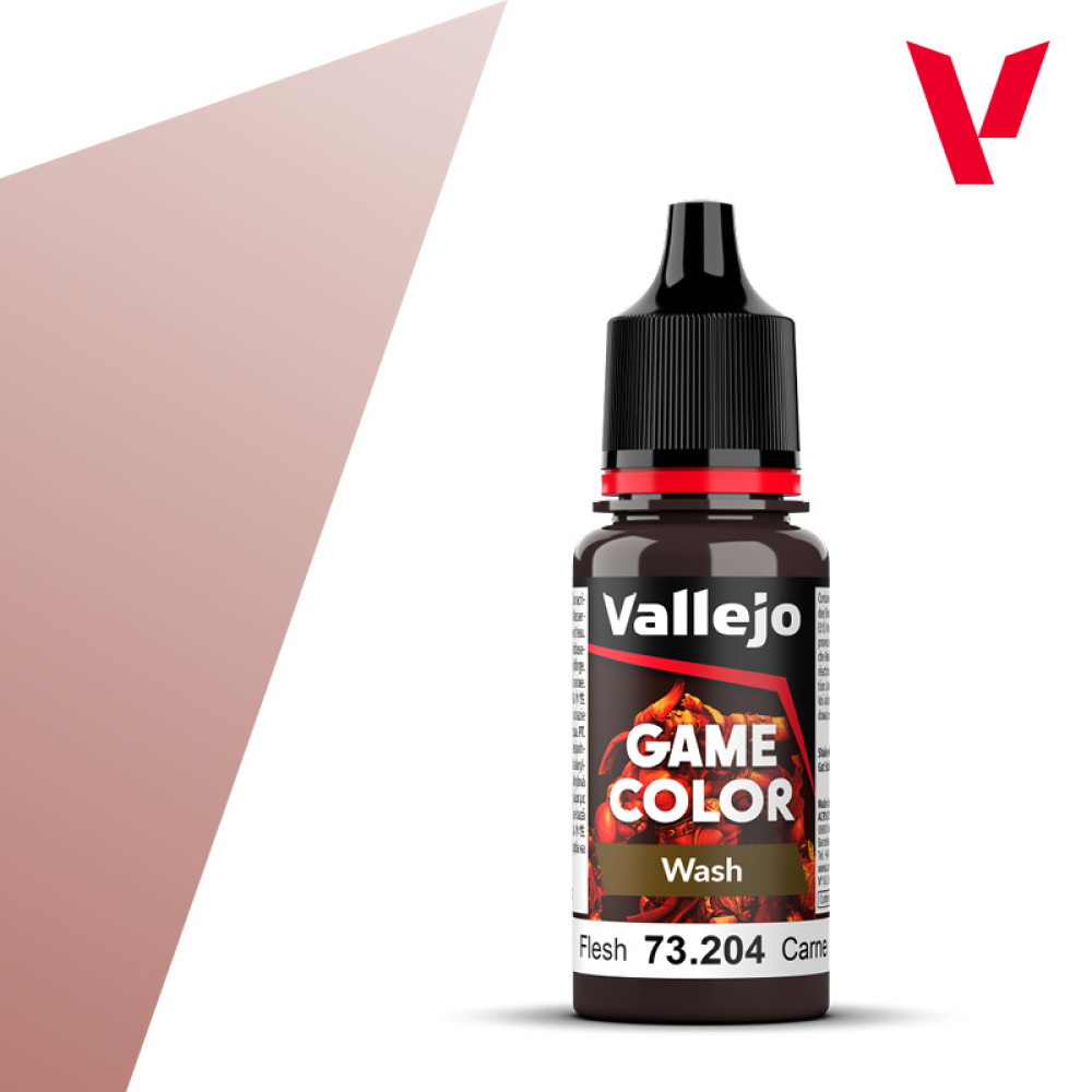  Wash Fleshtone Shade 73204 Vallejo Game Color Wash (18ml)