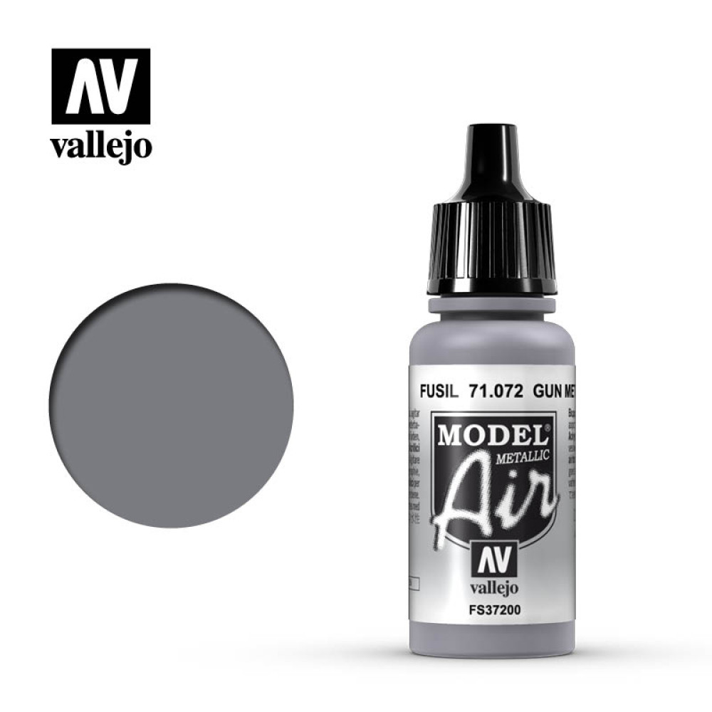 Gunmetal (metallic) 71.072 Vallejo Model Air  (17ml)