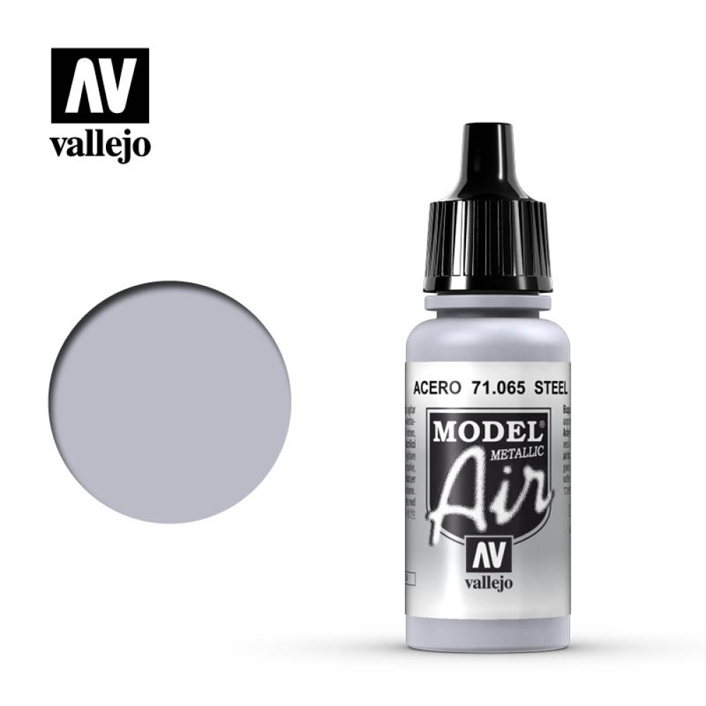 Steel (metallic) 71.065 Vallejo Model Air  (17ml)