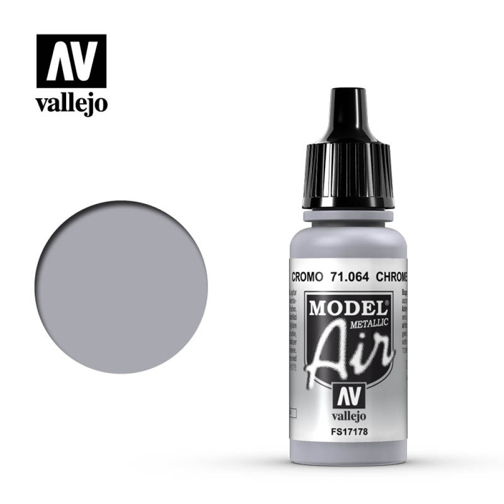 Chrome (metallic) 71.064 Vallejo Model Air  (17ml)