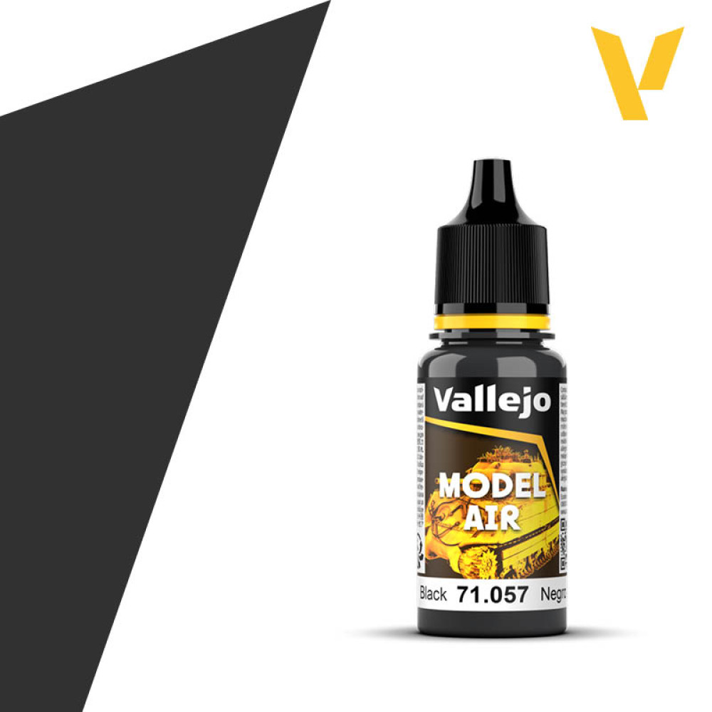 Black 71.057 Vallejo Model Air  (18ml)