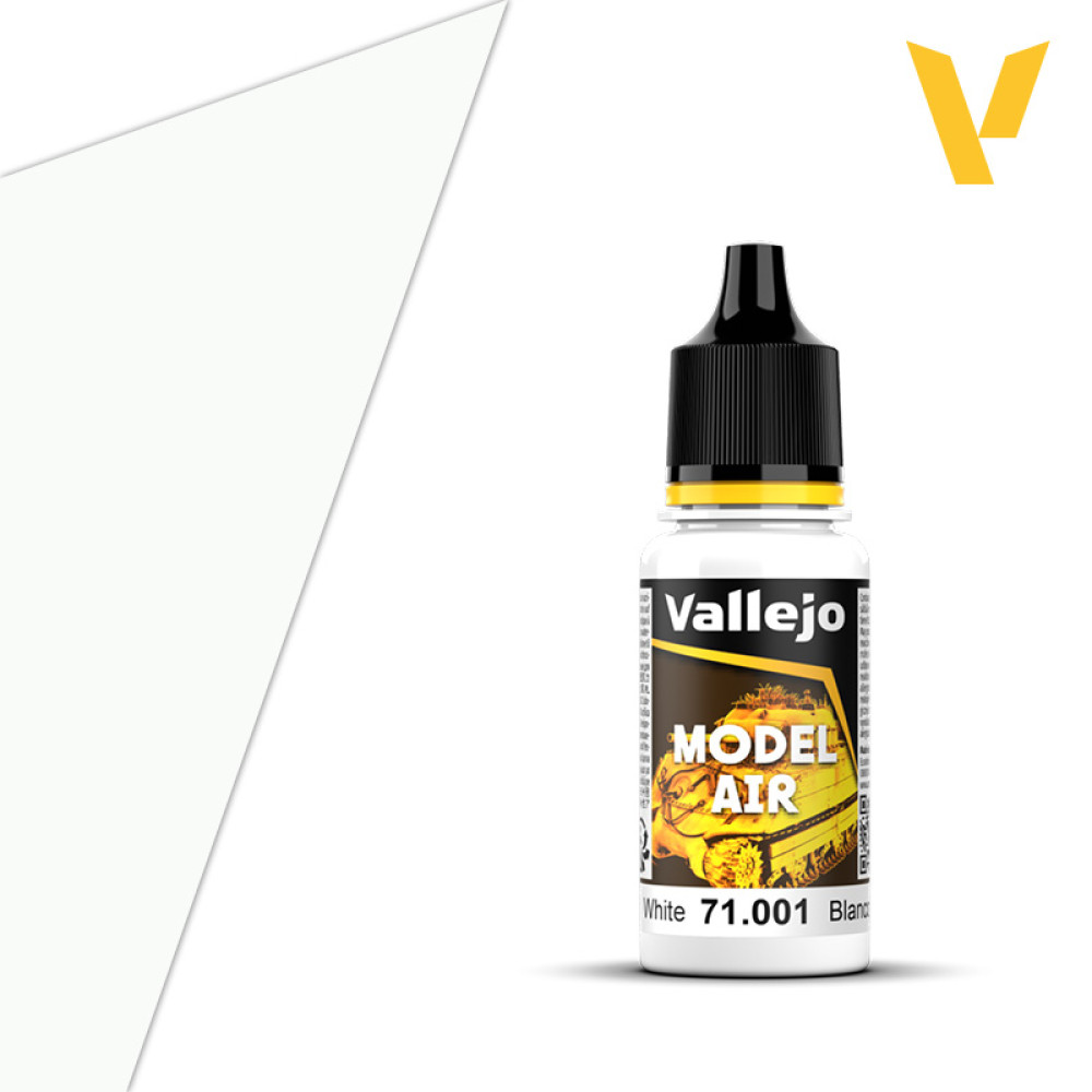 White 71.001 Vallejo Model Air  (17ml)