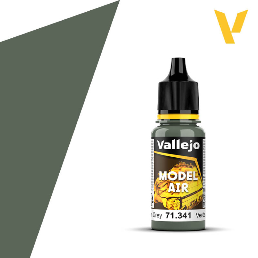 Green Grey 71.341 Vallejo Model Air  (17ml)