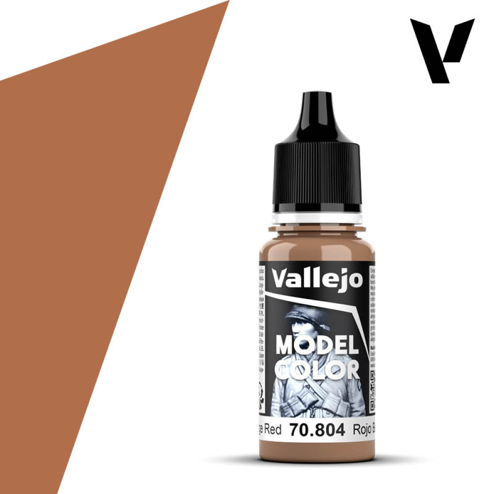 Beige Red 70.804 Vallejo Model Color (17ml)