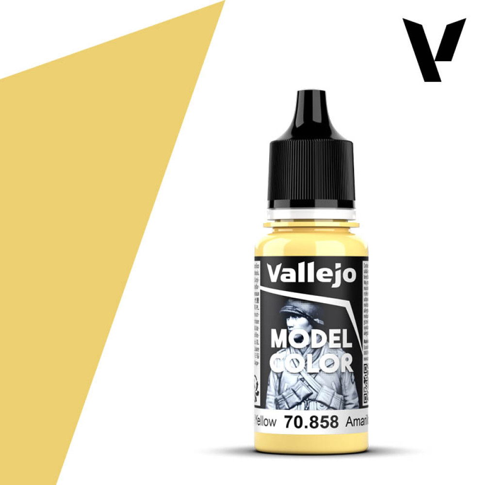 Ice Yellow 70.858 Vallejo Model Color (17ml)