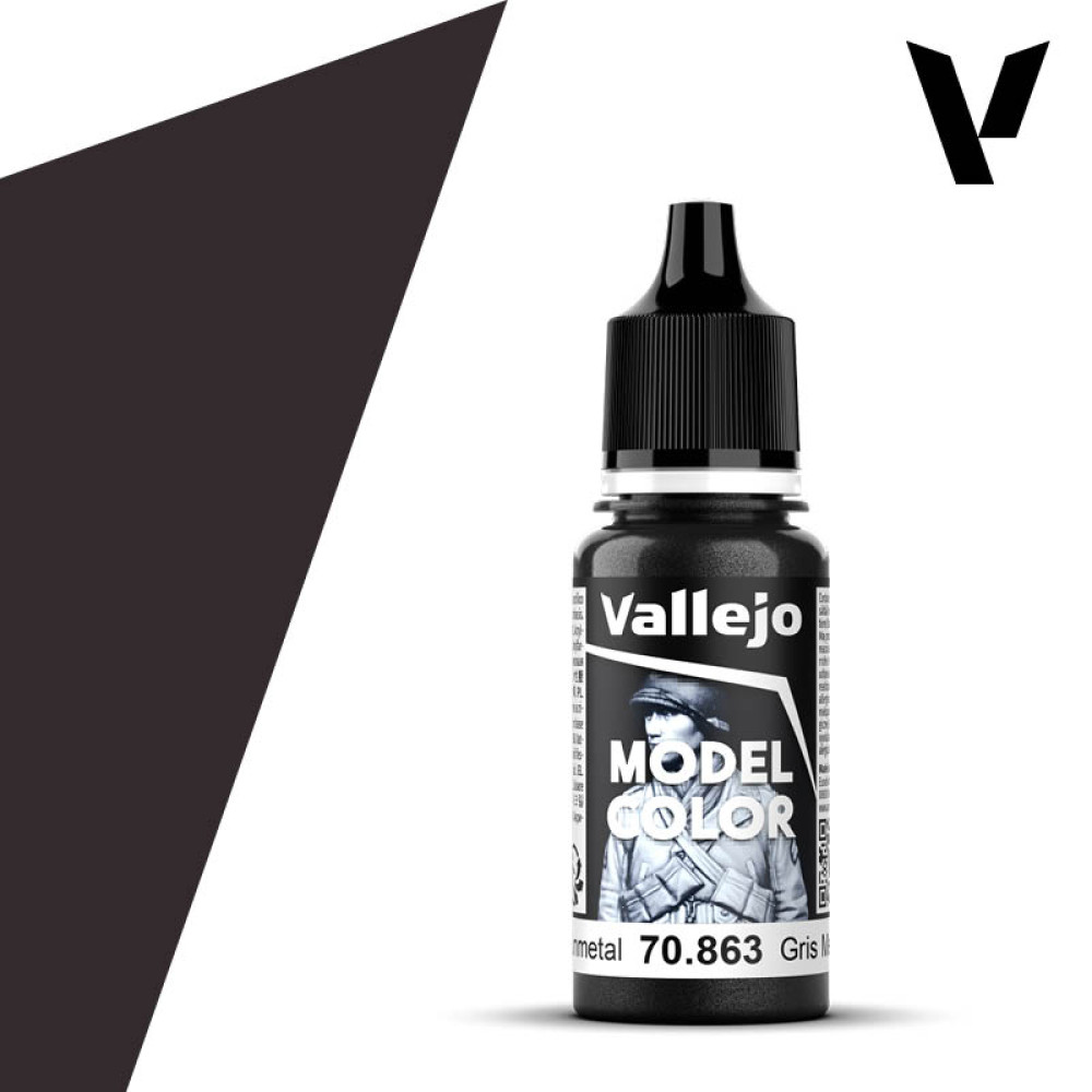 Gunmetal Grey 70.863 Vallejo Model Color (17ml)