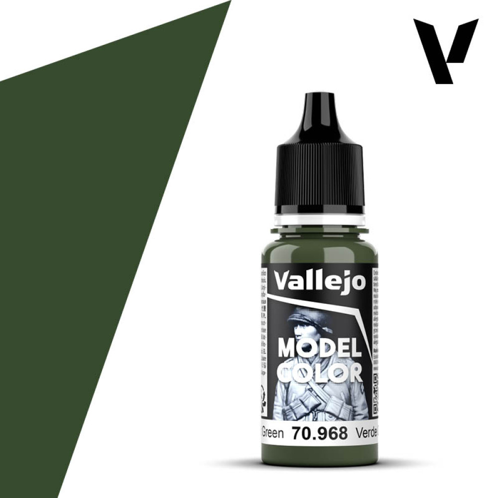 Flat Green 70.968 Vallejo Model Color (17ml)
