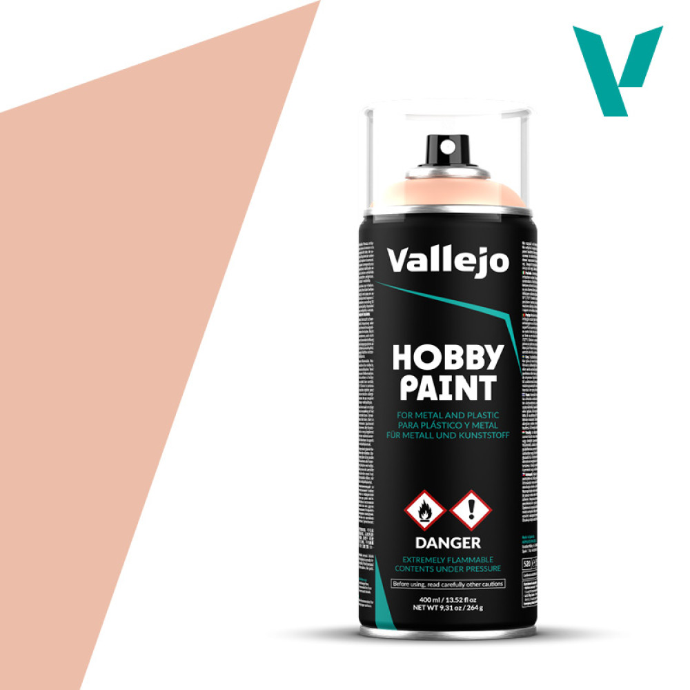Sprays paint  "Pale Flesh" , 400ml  Vallejo 28024