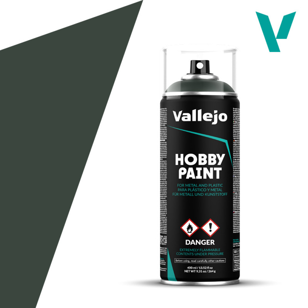 Sprays paint  "Dark Green" , 400ml  Vallejo 28026