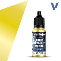 Акрилова фарба Сяючий жовтий (Radiant Yellow)  77.102 Vallejo True Metallic Metal (18мл)