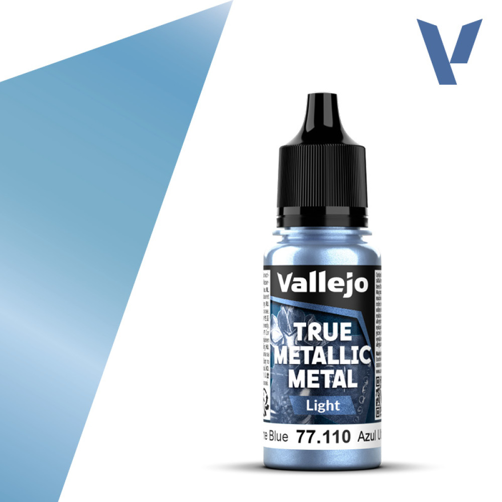Акрилова фарба Ультрамариново-синій (Ultramarine Blue)  77.110 Vallejo True Metallic Metal (18мл)