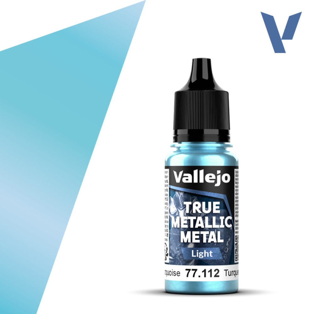 Акрилова фарба Гідра-бірюзовий (Hydra Turquoise )  77.112 Vallejo True Metallic Metal (18мл)