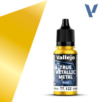 Акрилова фарба Сяючий жовтий Базовий (Radiant Yellow Base) 77.122 Vallejo True Metallic Metal (18мл) Акрилова фарба Сяючий жовтий Базовий (Radiant Yellow Base) 77.122 Vallejo True Metallic Metal (18мл)