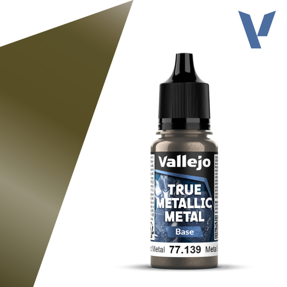 Акрилова фарба  Старий метал Базовий (Aged Metal Base) 77.139 Vallejo True Metallic Metal (18мл)