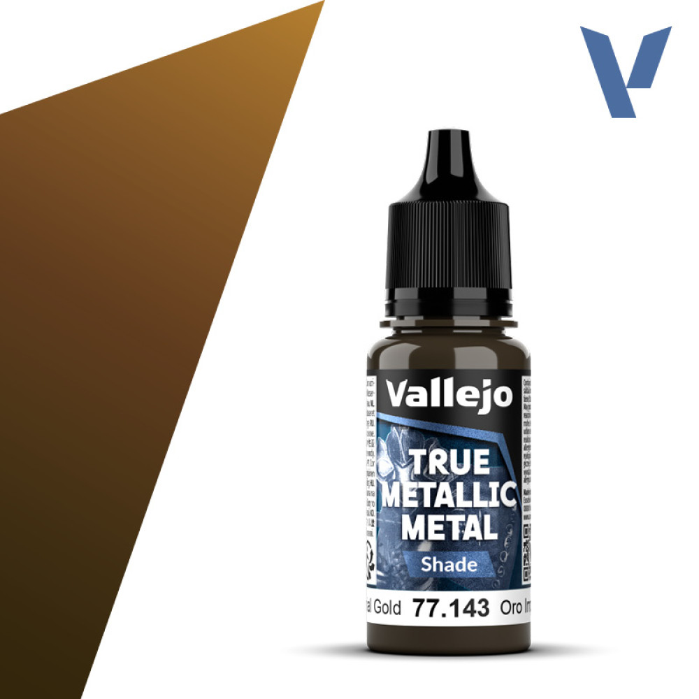 Акрилова фарба Золото Темний тон (Imperial Gold Shade) 77.143 Vallejo True Metallic Metal (18мл)
